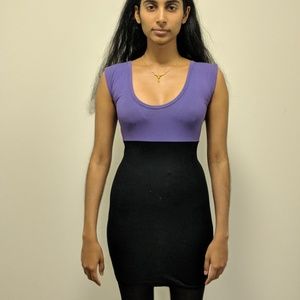 American Apparel Colorblock Dress (XS)